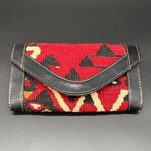Vintage Ercan May Turkish Kilim Wallet